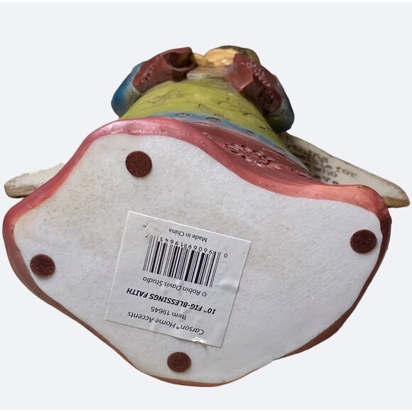 Carson Home Accents FAITH Angel by Robin Davis Studio 10 Inch - Picture 13 of 13